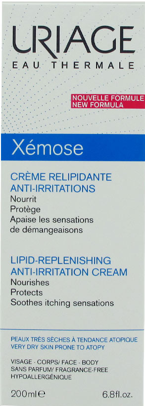 Uriage xémose crème relipidante anti-irritations 200 ml