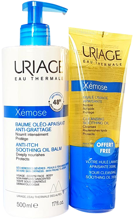 XEMOSE  baume oléo-apaisant anti-grattage + huile lavante