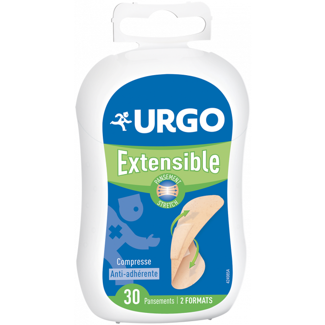 Urgo Extensible Compresse Antiadhérente 30 pansements   Suit vos mouvements